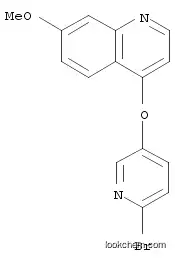 Molecular Structure of 1039046-54-2 (4-(6-bromopyridin-3-yloxy)-7-methoxyquinoline)